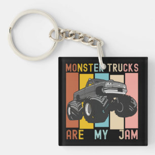Porte-clés Vintage Retro - Les Camions Monster Sont Mon Jam