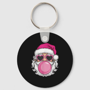 Porte-clés Vintage Retro Père Noël Christmas Bubble Gum Nk Su