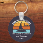 Porte-clés Vintage Retro San Juan (Recto)