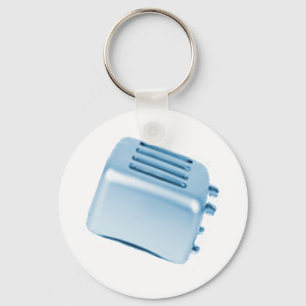 Porte-clés Vintage Retro Toaster Design - Blue