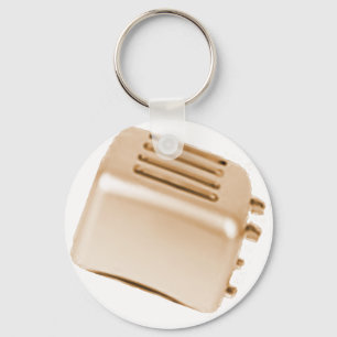Porte-clés Vintage Retro Toaster Design - Orange