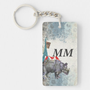 Porte-clés Vintage rhino