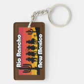 Porte-clés Vintage Rio Rancho Nouveau-Mexique (Dos)