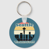 Porte-clés Vintage Seattle Washington (Verso)