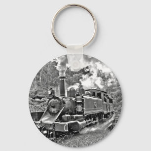 Porte-clés Vintage Steam Engine Train