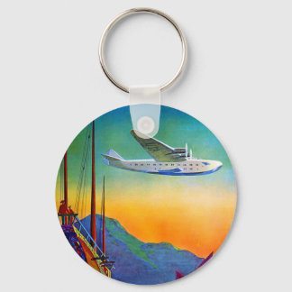 Porte-clés Vintage Transpacific Travel
