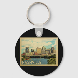 Porte-clés Vintage voyage de Nashville Tennessee