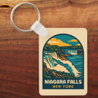 Vintage voyage rétro Niagara Falls New York