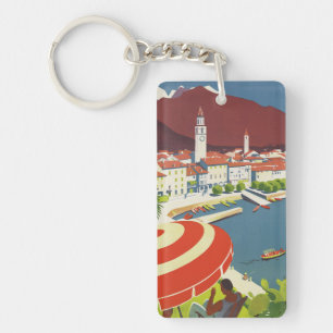 Porte-clés Vintage voyage Suisse