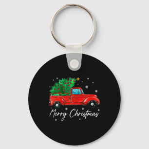 Porte-clés Vintage Wagon Noël - Arbre Sur La Voiture Vacances