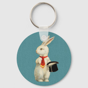 Porte-clés Vintage White Rabbit