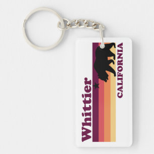 Porte-clés Vintage Whittier Californie