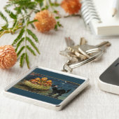 Porte-clés Vintages Citrouilles d'Halloween (Côté)