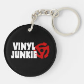 Porte-clés Vinyl Junkie (Dos)