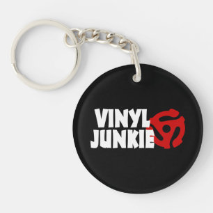 Porte-clés Vinyl Junkie