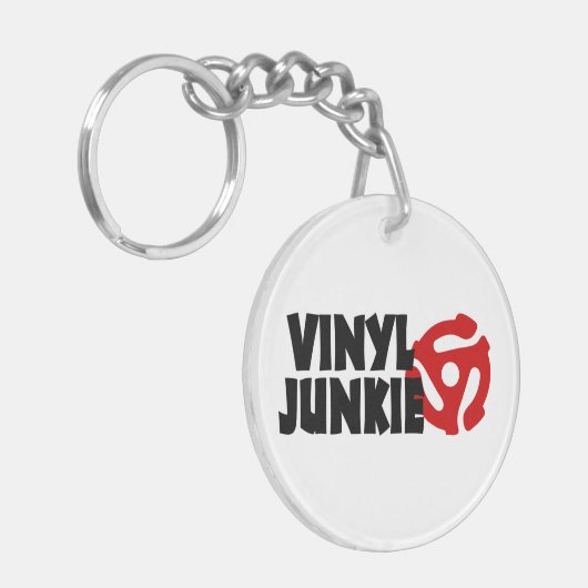 Porte-clés Vinyl Junkie (Devant gauche)