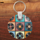 Porte-clés Vinyl records : retro LP set. (Verso)