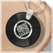 Porte-clés Vinyle | DJ musicien | Code QR