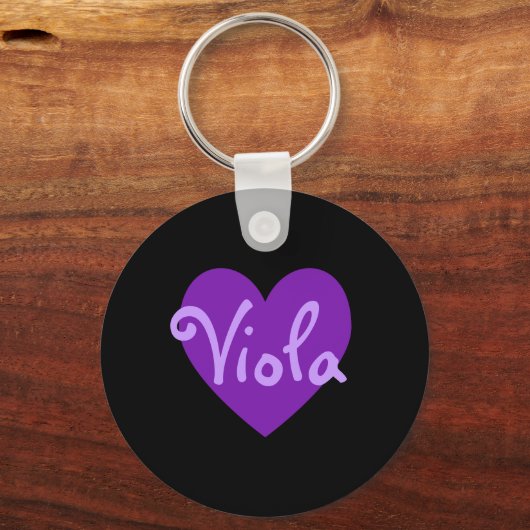 Porte-clés Viola en violet (Recto)