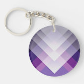 Porte-clés Violet et blanc (Devant)
