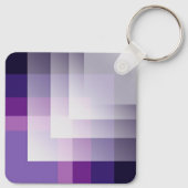 Porte-clés Violet et blanc (Dos)
