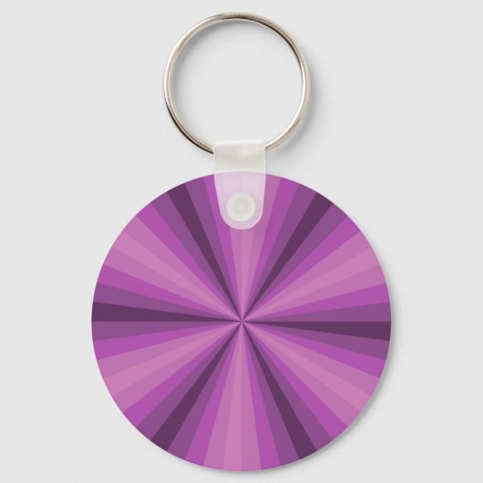 Porte-clés Violet Illusion d'Optique (Recto)