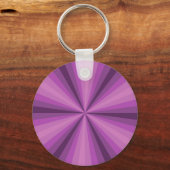 Porte-clés Violet Illusion d'Optique (Recto)