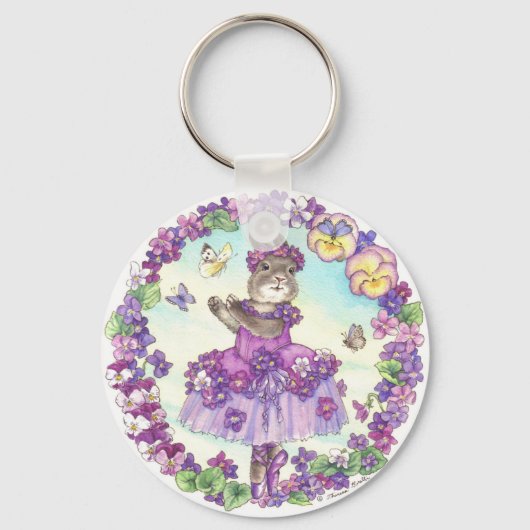 Porte-clés Violet Keychain (Recto)