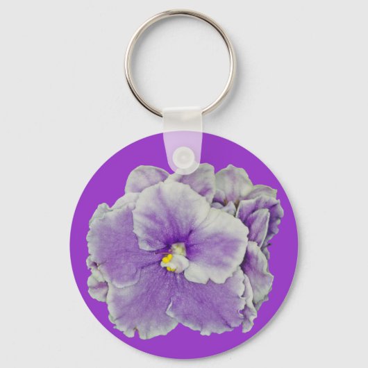 Porte-clés Violet violet africain (Recto)