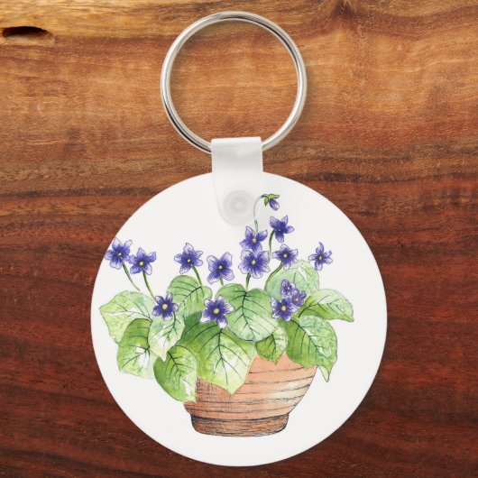 Porte-clés Violets pointillés (Verso)