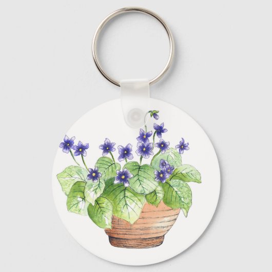 Porte-clés Violets pointillés (Verso)