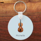 Porte-clés Violon de musique classique mignon (Recto)