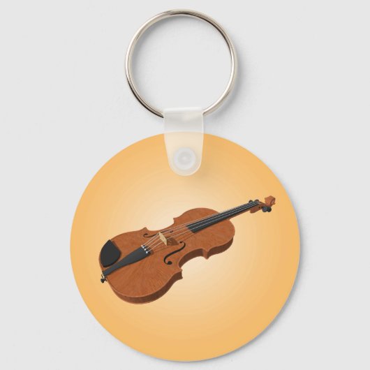 Porte-clés Violon : Modèle 3D : Porte - clé (Recto)
