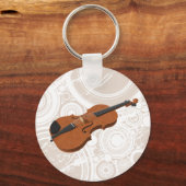 Porte-clés Violon : Modèle 3D : Porte - clé (Recto)