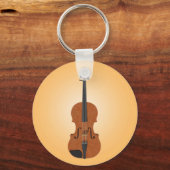 Porte-clés Violon : Modèle 3D : Porte - clé (Recto)