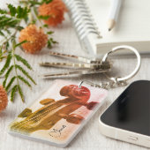 Porte-clés Violon scroll violoniste professeur de musique nom (Devant droit)