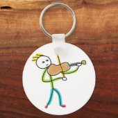 Porte-clés Violon Stickman (Verso)