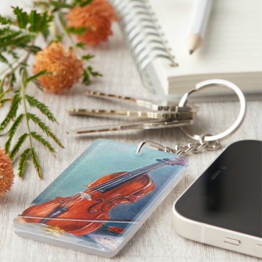 Porte-clés Violon/Violon (Devant droit)