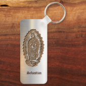 Porte-clés Virgen de Guadalupe Mère Marie Catholique (Verso)