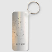 Porte-clés Virgen de Guadalupe Mère Mary Catholique Argent (Verso)