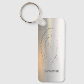 Porte-clés Virgen de Guadalupe Mère Mary Catholique Argent (Recto)