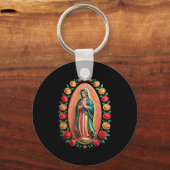 Porte-clés Virgen De Guadalupe Saint Mary Christian Religious (Recto)