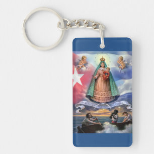 PORTE-CLÉS VIRGEN DE LA CARIDAD DEL COBRE,
