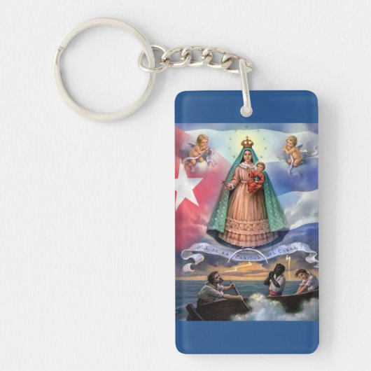 PORTE-CLÉS VIRGEN DE LA CARIDAD DEL COBRE, (Devant)