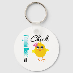 Porte-clés Virginia Beach VA Chick