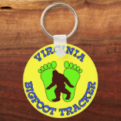 Porte-clés Virginia Bigfoot Tracker (Recto)