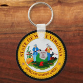 PORTE-CLÉS VIRGINIE DE L'OUEST (Recto)