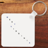 Porte-clés Virginie-Occidentale (Verso)