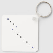 Porte-clés Virginie-Occidentale (Dos)