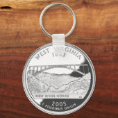 Porte-clés Virginie-Occidentale (Recto)